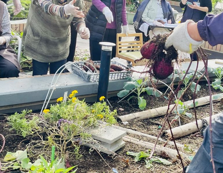 入居者様の経験趣味を生かして